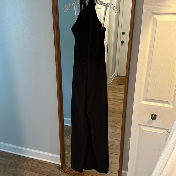 Lulu’s brand jumpsuit, black, halter, size small - Picture 1 of 6